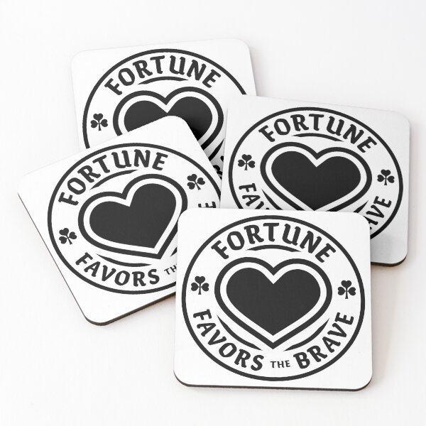Item preview, Fortune Favors The Brave Badge Design designed and sold by Modern Creative Designs.