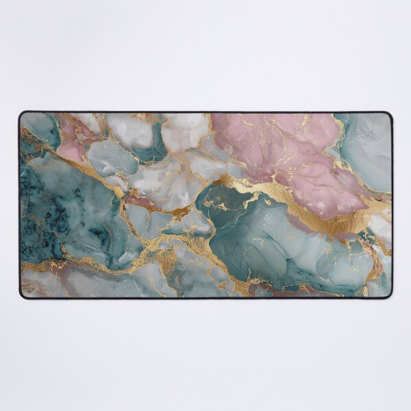 Item preview, Pastel marble in rose and petrol. designed and sold by Letteraddicted.