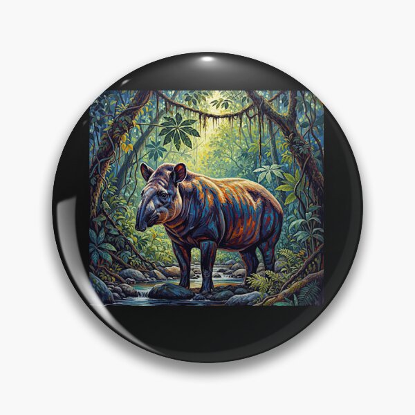 Item preview, Surreal Tapir in Vibrant Rain Forest Bulk #16 designed and sold by Helios Be. Lavsh.