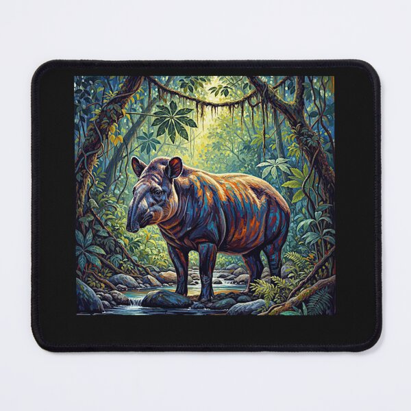 Item preview, Surreal Tapir in Vibrant Rain Forest Bulk #16 designed and sold by Helios Be. Lavsh.