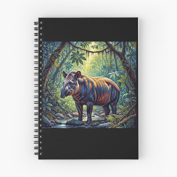 Item preview, Surreal Tapir in Vibrant Rain Forest Bulk #16 designed and sold by Helios Be. Lavsh.