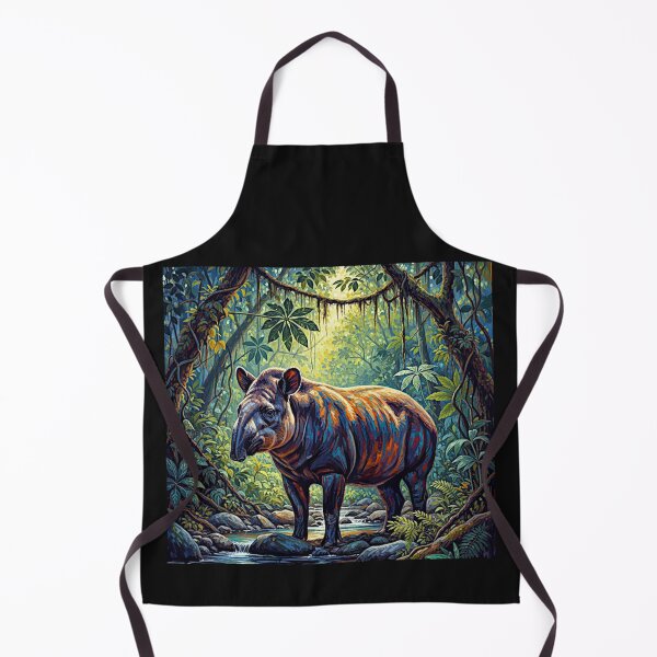 Item preview, Surreal Tapir in Vibrant Rain Forest Bulk #16 designed and sold by Helios Be. Lavsh.