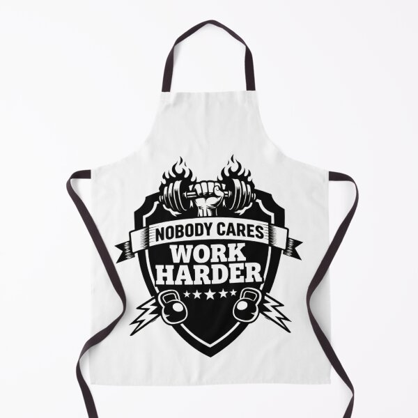 Item preview, Nobody Cares Work Harder Monochrome Crest Strength designed and sold by HumansStuck12.