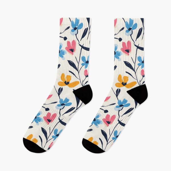 Item preview, Wildflowers Retro Floral Botanical Pattern designed and sold by SecretDicer.