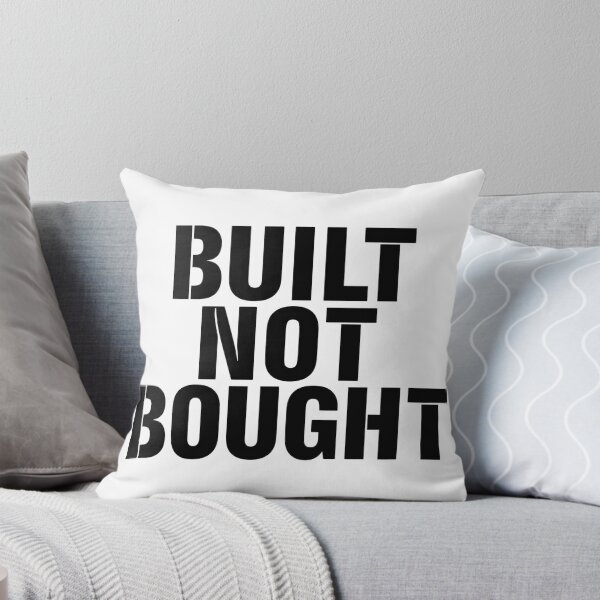 Item preview, Built Not Bought Gym Motivation Statement designed and sold by Katzpy.