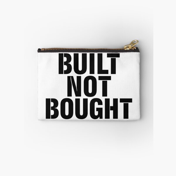 Item preview, Built Not Bought Gym Motivation Statement designed and sold by Katzpy.