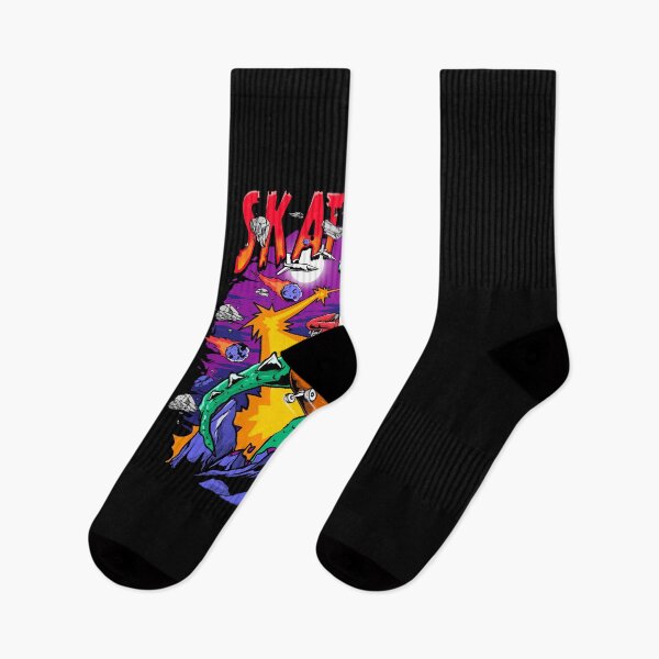 Item preview, skateboarding on a planet against godzilla designed and sold by sanwr.
