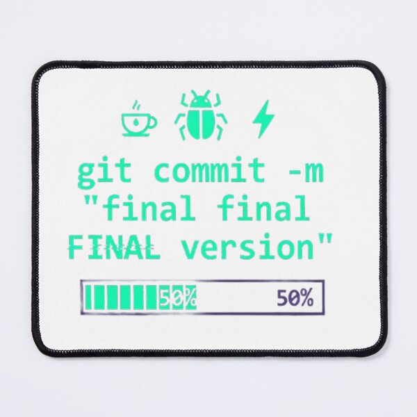 Item preview, git commit -m "final final FINAL version"  designed and sold by S0kar.