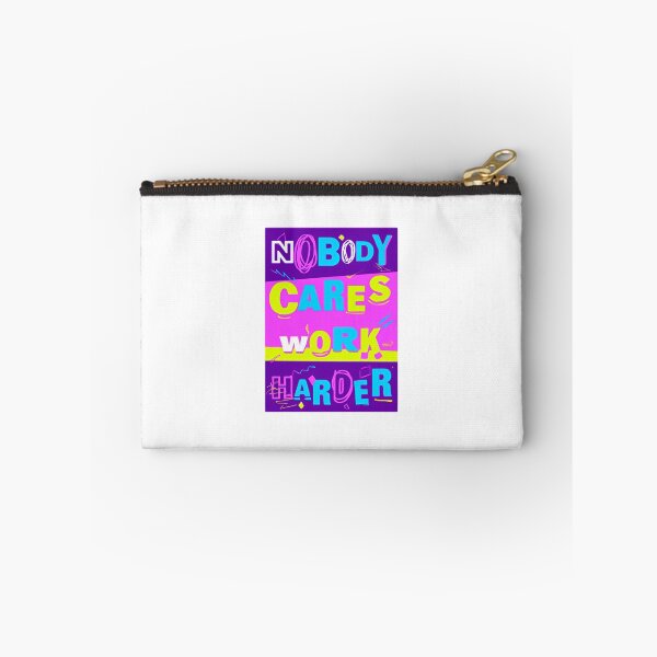 Item preview, Nobody Cares Work Harder Retro Color Block Typography designed and sold by HumansStuck12.