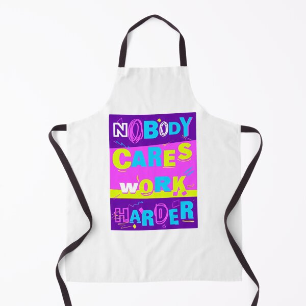 Item preview, Nobody Cares Work Harder Retro Color Block Typography designed and sold by HumansStuck12.