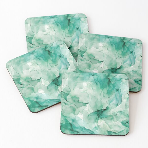 Item preview, Green watercolor pattern designed and sold by Letteraddicted.