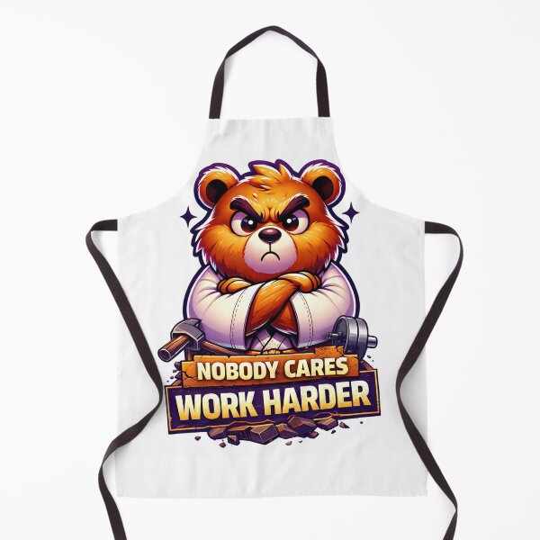 Item preview, Nobody Cares Work Harder Fierce Bear Power  designed and sold by HumansStuck12.