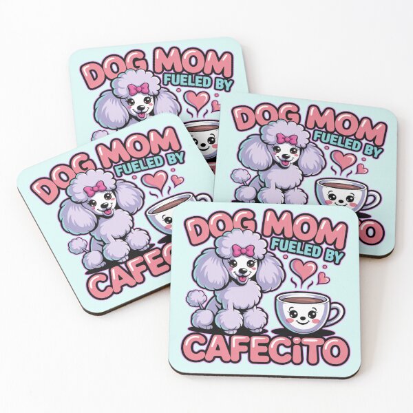 Item preview, Dog Mom Fueled by Cafecito  Cute Coffee Lover Vibes, Latina Pet Mom Aesthetic  designed and sold by Nzgiftsandmore.