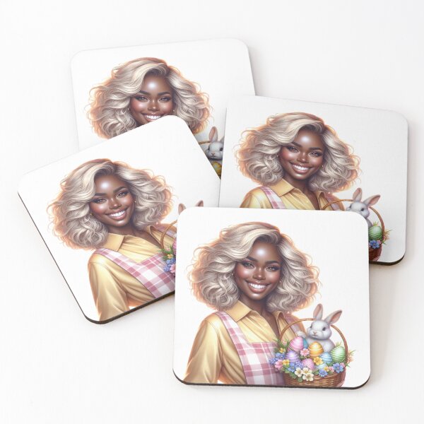 Item preview, Easter black woman design, Easter Afro Girl, Cute black girl, Spring Easter Sublimation. designed and sold by gabrielakrall.
