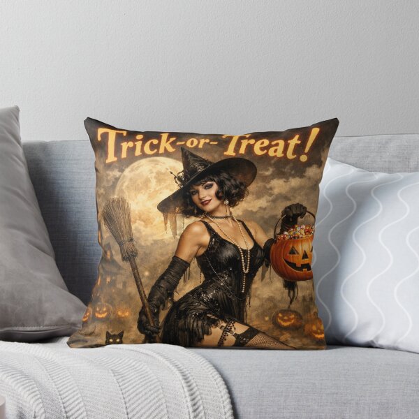 Item preview, Moonlit Mischief: Trick-or-Treat Enchantress designed and sold by Edenglow Prints & Peculiars.