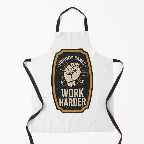 Item preview, Nobody Cares Work Harder Classic Gold Shield Emblem designed and sold by HumansStuck12.