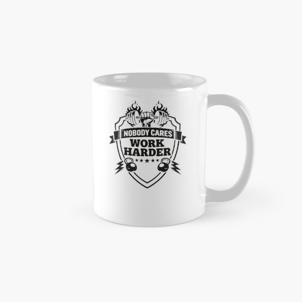 Item preview, Nobody Cares Work Harder Skull Gym Hardcore designed and sold by HumansStuck12.