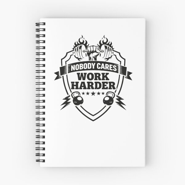 Item preview, Nobody Cares Work Harder Skull Gym Hardcore designed and sold by HumansStuck12.