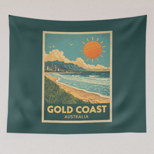Item preview, Gold Coast - Australia  designed and sold by GoodOldVintage.
