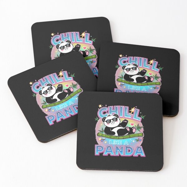 Artikelvorschau, Chill Like a Panda Cool Panda Baer bamboo Funny Animal Gifts T-Shirt entworfen und verkauft von MalwasBasket.