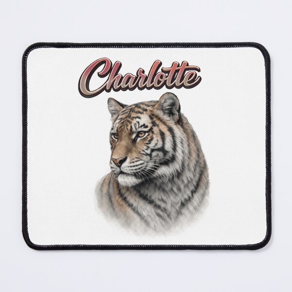 Item preview, Charlotte Tiger Zodiac — Courage, Strength and Power of the Chinese Tiger designed and sold by AlexLineArt.