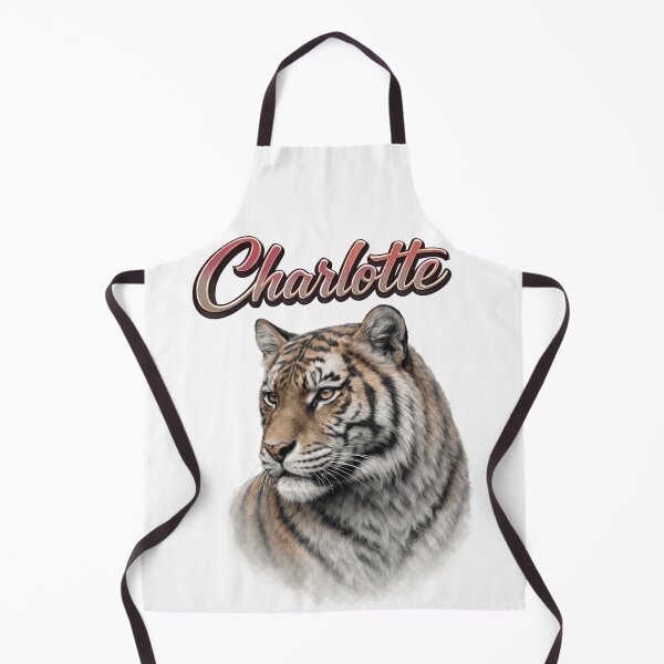 Item preview, Charlotte Tiger Zodiac — Courage, Strength and Power of the Chinese Tiger designed and sold by AlexLineArt.