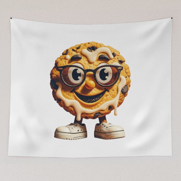 Item preview,  Cool Cookie with Glasses - Cute Chocolate Chip Character designed and sold by AleksKos.