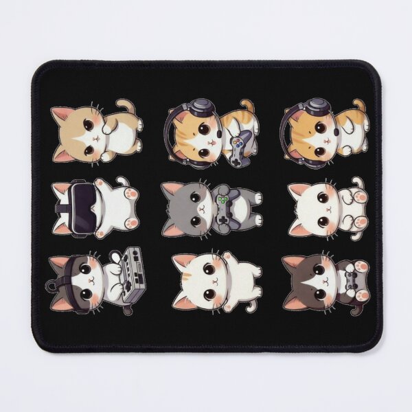 Item preview, Multiple gaming cats, cute gift for a gamer designed and sold by UrbanView.