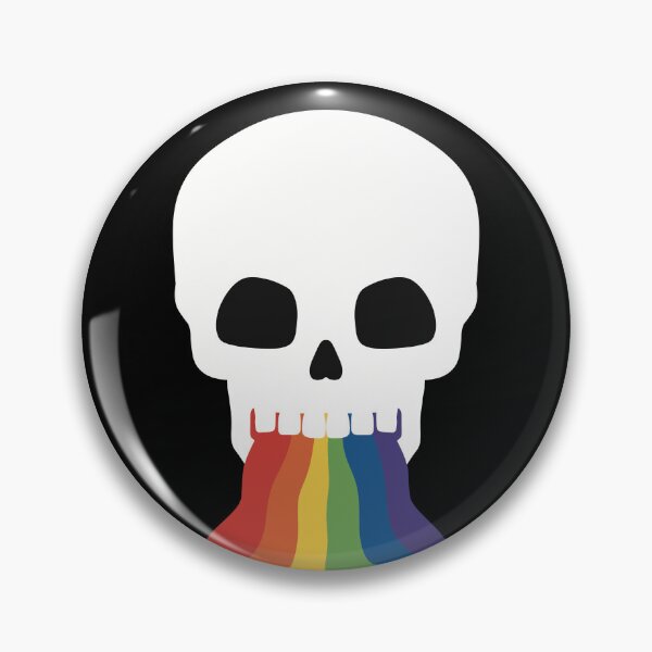 Item preview, Rainbow Vomit Skull designed and sold by WatershipBound.