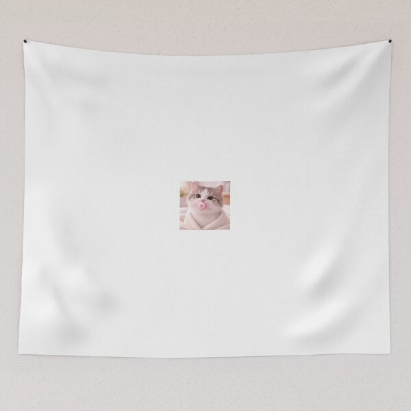 Item preview, Baby Kitten with Pink Pacifier – Soft Pastel Cute Cat Aesthetic designed and sold by LovelyCatGalaxy.