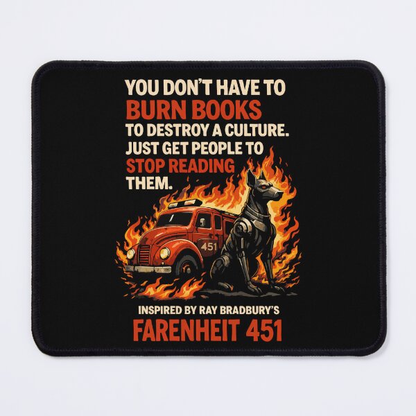 Item preview, Farenheit 451 - Ray Bradbury 2 designed and sold by storelibertys.