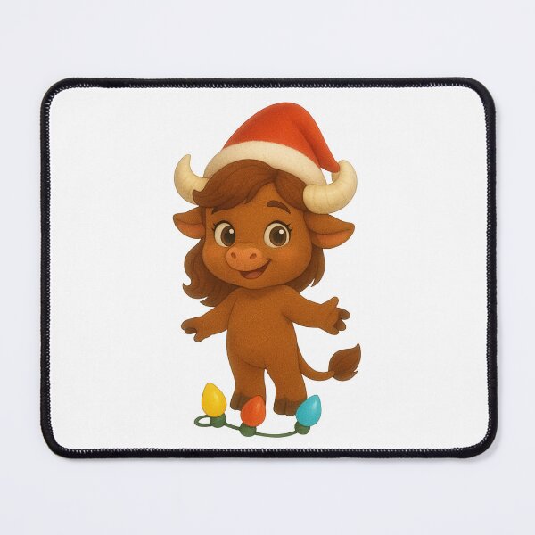 Item preview, Christmas Minotaur Girl designed and sold by Sillytoe.