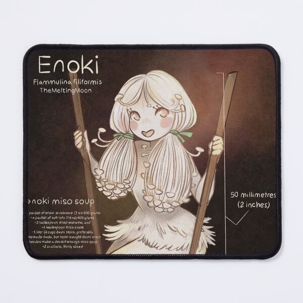 Item preview, Funguary: Enoki Mushroom designed and sold by TheMeltingMoon.