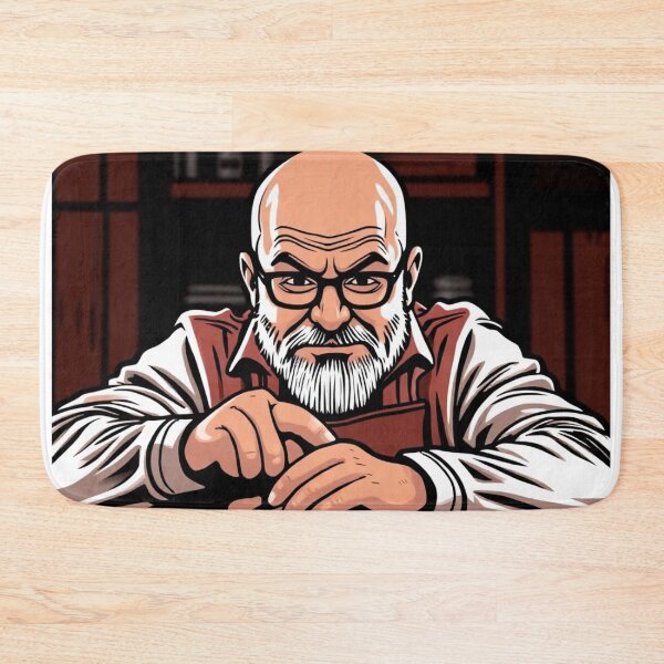 Item preview, serious old man illustration designed and sold by tim tal.