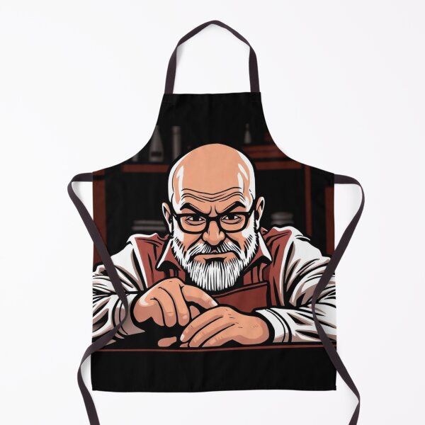 Item preview, serious old man illustration designed and sold by tim tal.