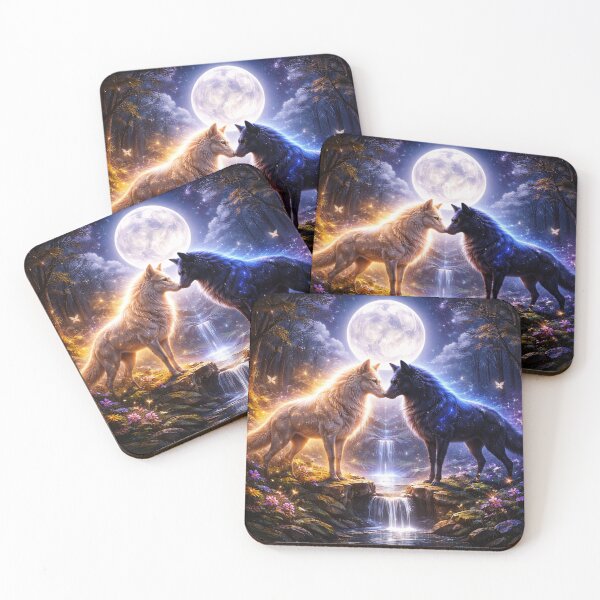 Item preview, Wolves – Sacred Bond Under the Moon designed and sold by GeoWild Designs.