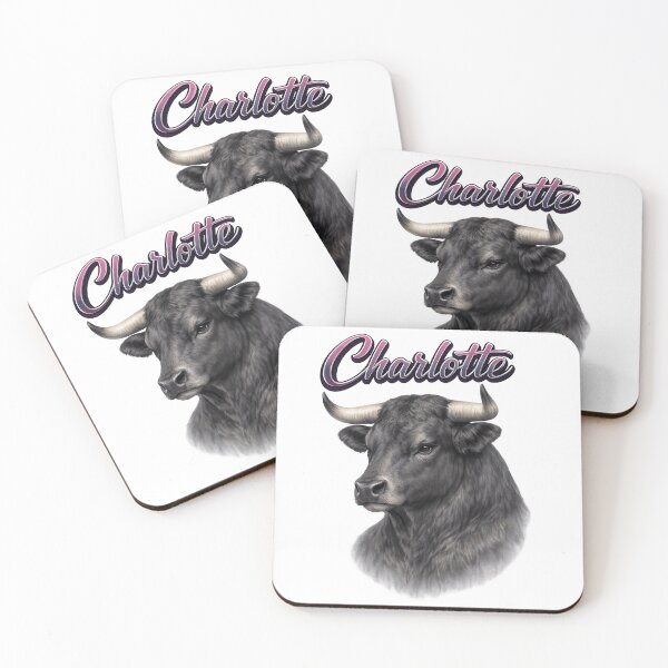 Item preview, Charlotte Ox Zodiac — Strength, Stability and Determined Spirit of the Chinese Ox designed and sold by AlexLineArt.
