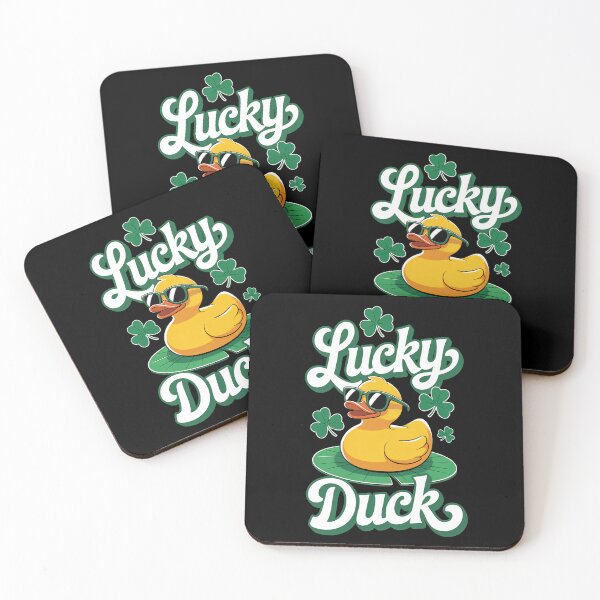 Artikelvorschau, Glücksente, Gummiente zum St. Patrick's Day entworfen und verkauft von FreakamaGeek.