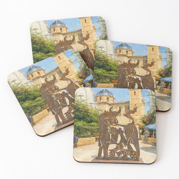 Item preview, Altea in Watercolor: The Steel Tribute designed and sold by Miradas del Mundo.