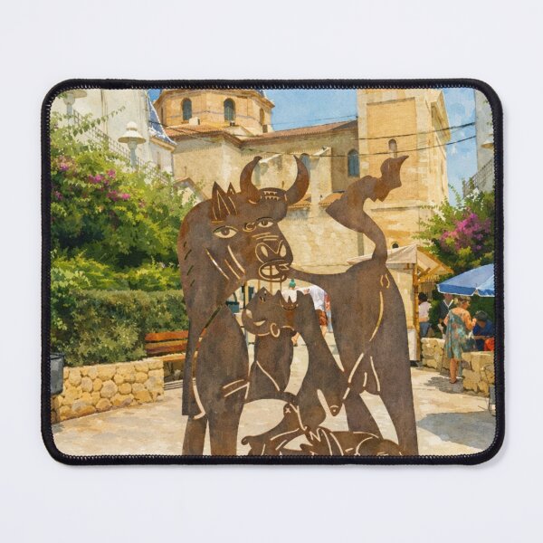 Item preview, Altea in Watercolor: The Steel Tribute designed and sold by Miradas del Mundo.