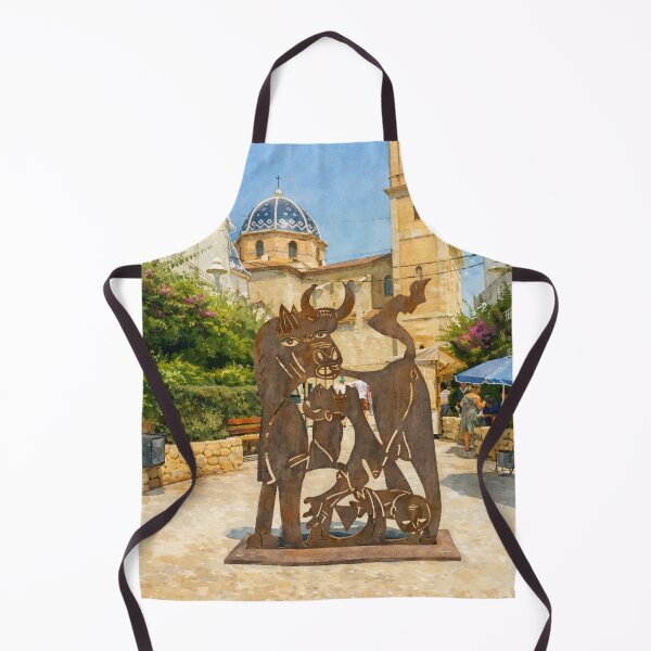 Item preview, Altea in Watercolor: The Steel Tribute designed and sold by Miradas del Mundo.
