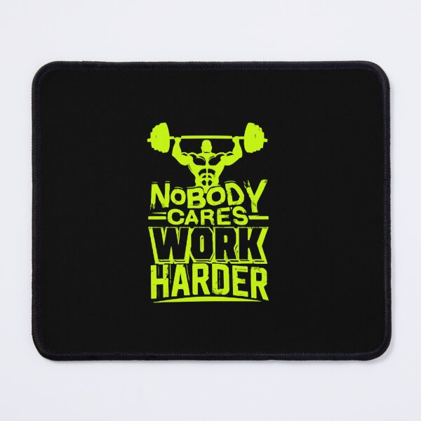 Item preview, Nobody Cares Work Harder Neon Gym Power Icon designed and sold by HumansStuck12.
