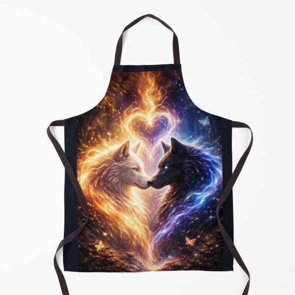 Item preview, Wolf Soulmates – Twin Flame Energy designed and sold by GeoWild Designs.