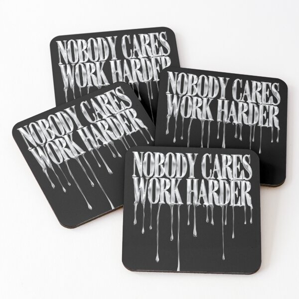 Item preview, Nobody Cares Work Harder Soft Floral Motivation designed and sold by HumansStuck12.
