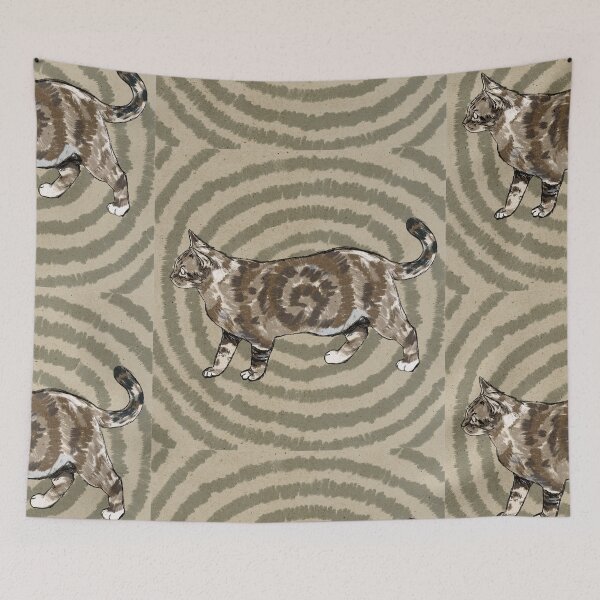 Item preview, Trippy Spiral Cat Aesthetic designed and sold by ghostieking.