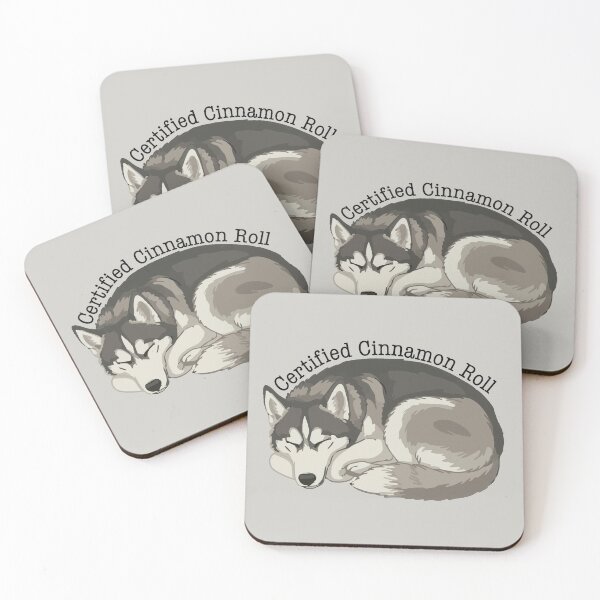 Item preview, Husky Certified Cinnamon Roll designed and sold by AlyCastelluccio.