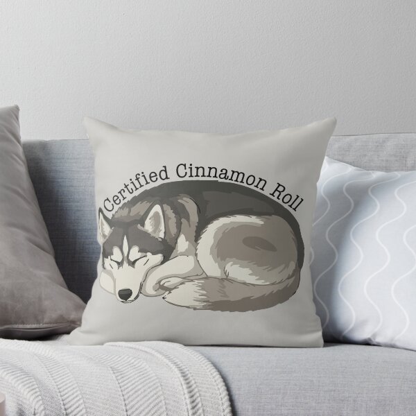 Item preview, Husky Certified Cinnamon Roll designed and sold by AlyCastelluccio.