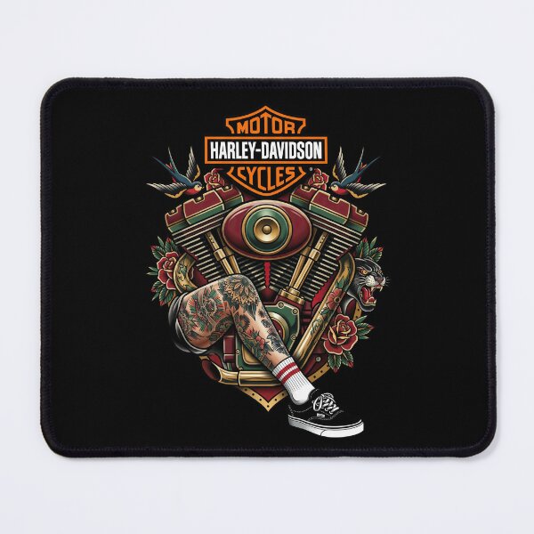 Item preview, Harley Davidson Eagle Emblem Custom Motorcycle Artwork designed and sold by enzoade.