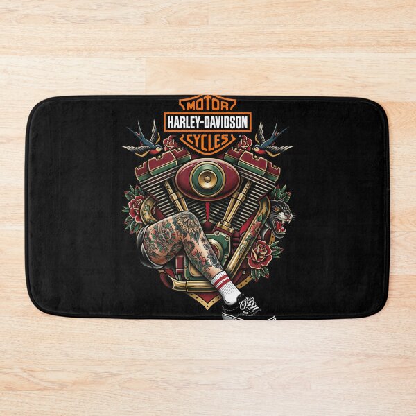 Item preview, Harley Davidson Eagle Emblem Custom Motorcycle Artwork designed and sold by enzoade.