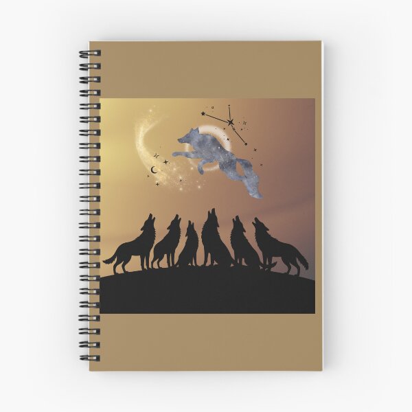 Item preview, Wolf Constellation – Celestial Howl Under the Night Sky designed and sold by GeoWild Designs.